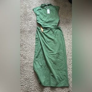 Reformation green skirt set